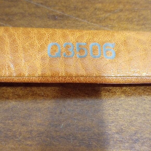 Brighton Skinny Beaded Leather Belt, Size M/32 - Vintage! main image 4